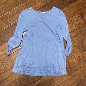 Altar’d state blue long sleeve top